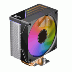 Tản nhiệt khí CPU Jungle Leopard KF420E-DGT ARGB - Hiển thị nhiệt độ (Black)